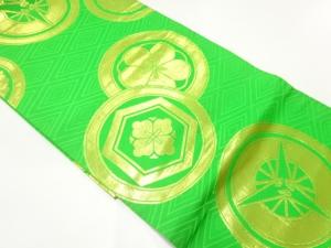 アンティーク　家紋織出し丸帯（材料）